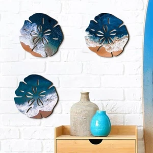 Wooden Summer Ocean Theme Animal Wall Decor Sign Wall Art Decoration Home - Picture 1 of 12