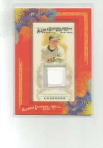 2010 TOPPS ALLEN AND GINTER RELICS #BA BRETT ANDERSON B39 - Picture 1 of 2