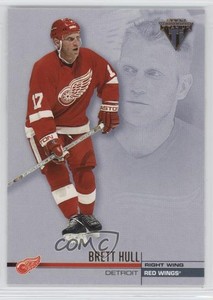 2001-02 Pacific Private Stock Titanium Retail Brett Hull #50 HOF