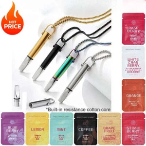 Stress Relief Necklace Breathlace Quit Smoking Anti Vaping Breathe Pendant Gift - Picture 1 of 38