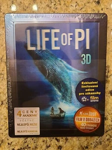 Life of Pi 3D Lenticular Magnet STEELBOOK (Bluray, Czech Repulic) REGION A RARE! - Picture 1 of 12