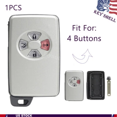 para Toyota Avalon 2005 2006 2007 4 botones mando a distancia sin llave coche llavero carcasa Foto 1 de 4