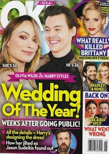 Ok Magazine Harry Styles Olivia Wilde Brittany Murphy Ben Affleck Ana de Armas . - Picture 1 of 6