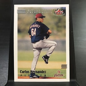 2002 Fleer Triple Crown Baseball #217 Carlos Hernandez Future Stars Astros