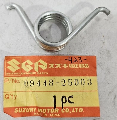 1 resorte original Suzuki RM100 RM125 RM250 PE175 PE250 DR370 OEM 09448-25003 NUEVO DE STOCK Foto 1 de 3