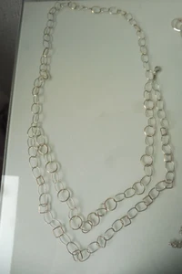 Molto Bella, Originale, Vecchia Collana, 925 Argento! - Foto 1 di 6