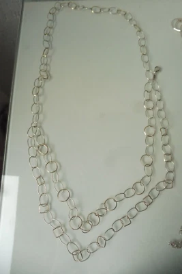 Molto Bella, Originale, Vecchia Collana, 925 Argento! - Immagine 1 di 4