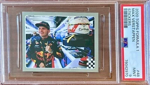 POP 2 PSA 9 RC Max Verstappen 2020 Topps F1 Rookie Sticker Horizontal SP Only 7^ - Picture 1 of 3