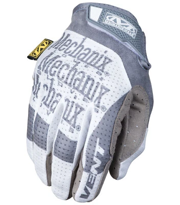 Mechanix Wear Vent Fully Vented Gloves White and Grey Size Small - image 1 of 3