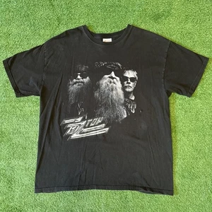 Camisa De Colección ZZ Top Tour Para Hombre XL Doble Cara Rock Metal Y2K Etiqueta Hanes Y2K - Imagen 1 de 8