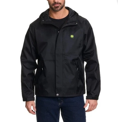 Chaqueta de lluvia de felpa John Deere para hombre y hombre grande, tallas L-3XL nueva con etiqueta (J) Foto 1 de 4