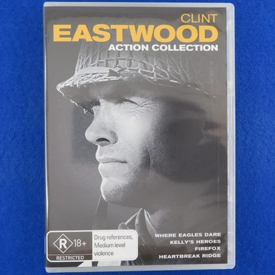 Where Eagles Dare/Kelly's Heroes/Firefox/Heartbreak Ridge-DVD-Region 4 !! - image 1 of 2