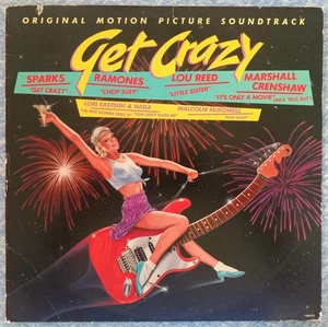 EX Get Crazy! Soundtrack LP Sparks RAMONES Lou Reed FEAR New Wave PUNK movie - Imagen 1 de 3