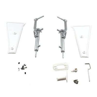 E-FLITE LANDING GEAR STRUT AND DOOR SET, P-51D 1.2M - Image 1 of 2