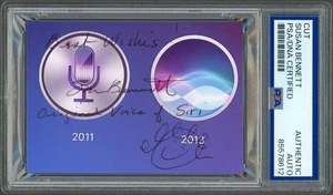 Susan Bennett SIGNIERT Original Voice of Siri PSA DNA Autogramm Apple Cut Sketch - Bild 1 von 2