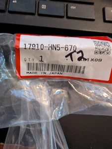 Honda OEM 17910-hn5-670 - Black Vinyl Throttle Cable  T2 - Bild 1 von 2