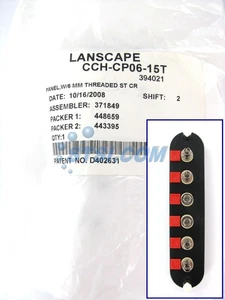 Corning CCH-CP06-15T Patch Panel, 6 ST Simplex OM1 Multimode 62.5 Adapters ~STSI - Picture 1 of 3