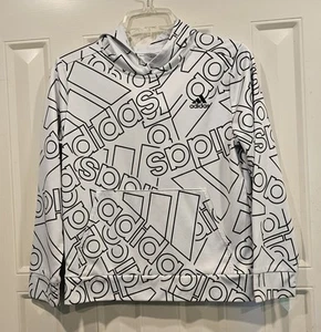 Adidas Jacket Youth Medium 10/12 Hooded Pullover - Picture 1 of 4
