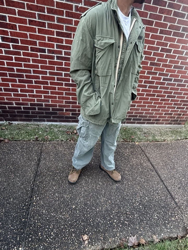 Parches originales M65 de finales de los 60 talla grande regular 1ª División blindada ¡Ejército de Estados Unidos! Foto 1 de 4