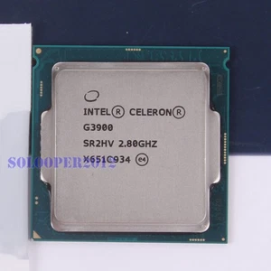 Free Shipping Intel Celeron Dual-Core G3900 LGA1151 (SR2HV) CPU Processor 2.8GHz - Picture 1 of 1
