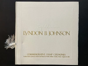 1973 Lyndon B. Johnson, 8c First Day Ceremony Program Sc# 1503 - Picture 1 of 4