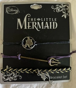 Disney The Little Mermaid 3 Bracelet Arm Party Set New - Picture 1 of 3