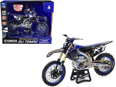 2023 Yamaha YZ450F Championship Edition #3 Eli Tomac Diecast Model 1/12 New Ray - Image 1 of 4