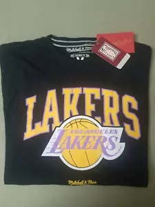 New Mitchell & Ness Mens NBA Los Angeles Lakers Nostalgia 21 T-Shirt. - Picture 1 of 4