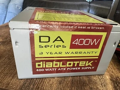 diablotek DA Series 400 Watt PSDA400A  ATX Power Supply - Image 1 of 4