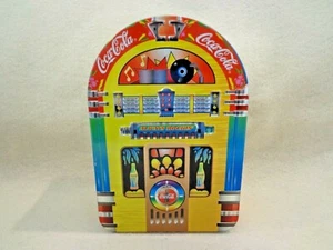 1996 COCA COLA TIN JUKEBOX ALWAYS ROCKIN - Picture 1 of 7