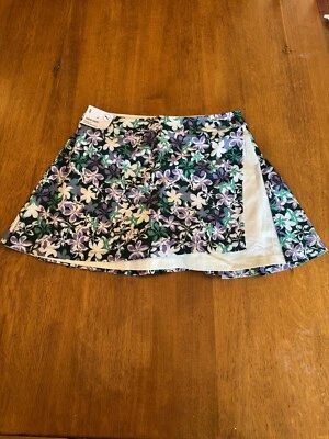 Pantalón corto envolvente Puma Golf Flora para mujer, lavanda mirto oscuro, nuevo con etiquetas, S Foto 1 de 2