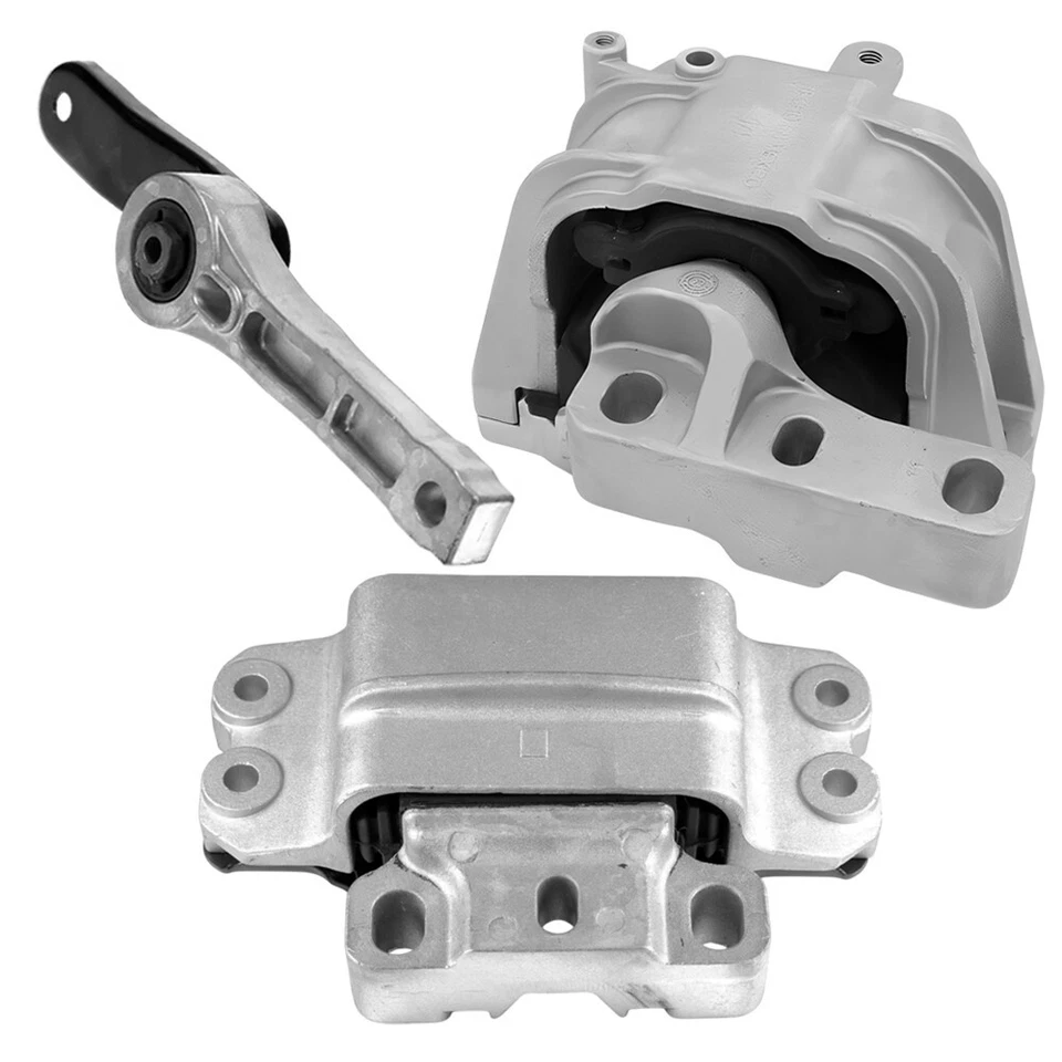 Trasero, hidráulico. Soportes de motor diestro y montaje de transmisión izquierda 3 piezas para Volkswagen Bora 10-07 1,9 L Foto 1 de 4