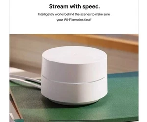 Google Wifi AC1200 Mesh WiFi System Router 1500 Sq Ft Coverage - Picture 1 of 3