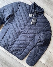 EMPORIO ARMANI EA7 NIGHT BLUE DOWN JACKET COAT 8NPB08 - MEDIUM - NEW & TAGS