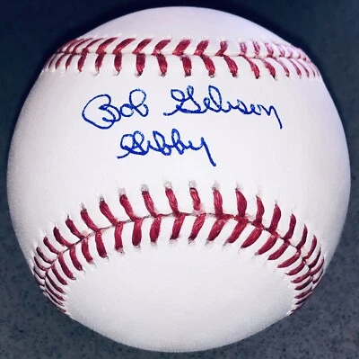 Bob Gibson signed St. Louis Cardinals autographed “Gibby” auto baseball JSA COA - Image 1 of 4