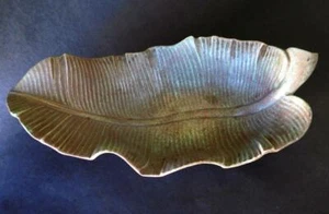 Metlox Poppytrail Leaves of Enchantment Large Palm Bowl vintage, rare pottery - Picture 1 of 11
