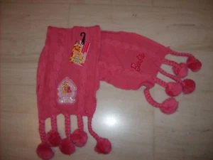 Sciarpa bimba "Barbie" con Pon pon taglia unica colore rosa - Foto 1 di 4