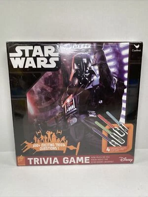 Star Wars Trivia Juego 650+ Preguntas 4 Rompecabezas Sable de Luz SELLADO Cardenal NUEVO Foto 1 de 2
