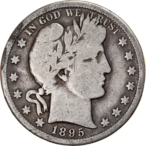 [#877686] Coin, United States, Barber Half Dollar, Half Dollar, 1895, U.S. Mint Cover