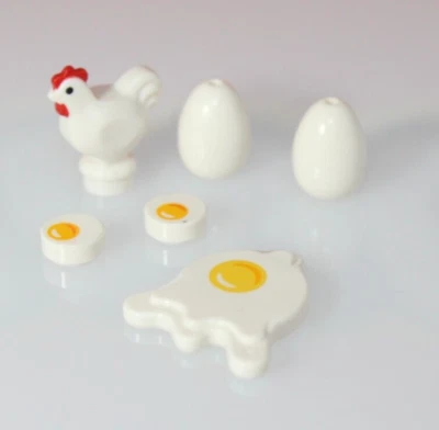 NEW LEGO Chicken Easter Egg Combo flat Eggs BAM 2023 6 TOTAL PIECES - Image 1 of 2