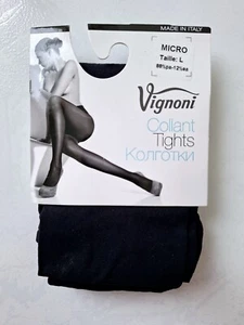 COLLANT OPAQUE TAILLE L MARQUE VIGNONI COULEUR NOIR - Picture 1 of 2