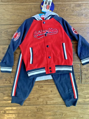 Marvel's Spider-Man Niño 3 Piezas Chaqueta Set TALLA 4T Foto 1 de 4