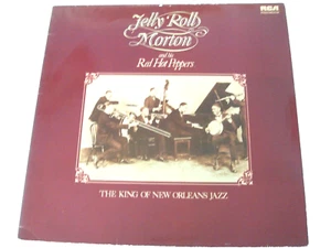 F7-JELLY ROLL MORTON-THE KING OF NEW ORLEANS JAZZ-GERMAN LP-1959–NM-UNP -MONO - Picture 1 of 4