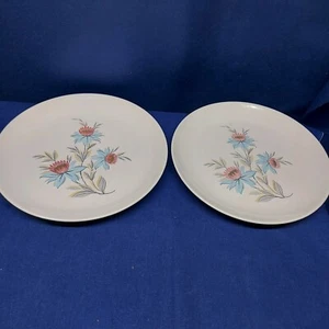 Vintage Steubenville China "FAIRLANE" Set/2 Dinner Plates USA - Picture 1 of 5