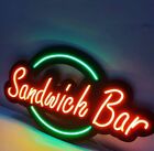 Sandwich Bar Leuchtschild Pizzeria Werbeleuchte Restaurant Leuchtreklame ✓
