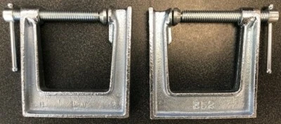 Pony 252 C-Clamp 1-1/2" x 2"  USA 2 pieces - Image 1 of 4