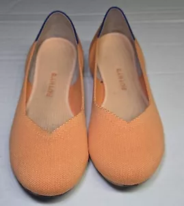Rothy's The Flat Round Toe Slip On Shoes Persimmon Orange Women's Size 11 - Picture 1 of 5