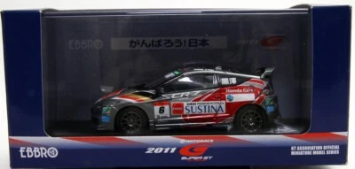 Coche modelo de carreras EBRO 1/43 Honda CRZ Mugen Legend Cup 2011 Super GT (gris) Foto 1 de 4