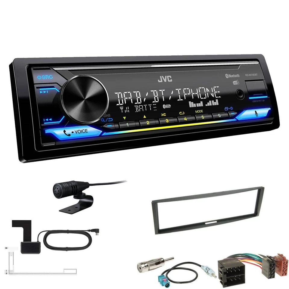 JVC Digital Receiver Autoradio Bluetooth DAB für Renault Modus Grand Modus