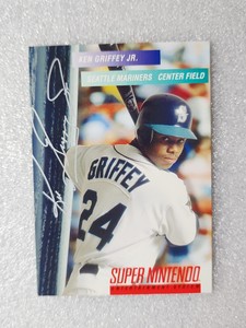 RARE 1994 Super Nintendo MLB Card Ken Griffey .  #SNS-JR-USA    MINT PRISTINE